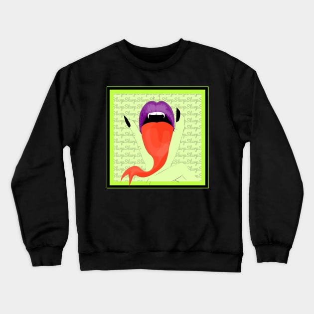 Slurp Crewneck Sweatshirt by Crazyartsale